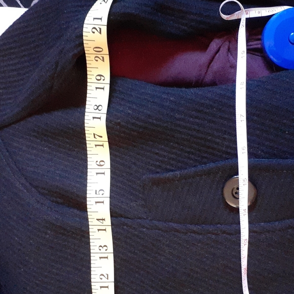 LeChateau Black Wool Coat Sz M  NWOT - Picture 15 of 15